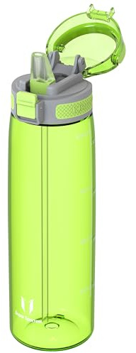 Sparrow Trinkflasche mit Strohhalm - Tritan Wasserflasche 500ml, 750ml, 1L | Flasche, Auslaufsicher, Spülmaschinenfest, BPA-Frei, Langlebig, Fahrrad, Fitness, Leicht, Schule, TouchSip