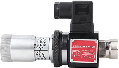 Druckrelais für Pneumatik Hydraulik und Ölsysteme hydraulischer Druckschalter mit verchromtem Griff klarer Skala und flexibler Montage
