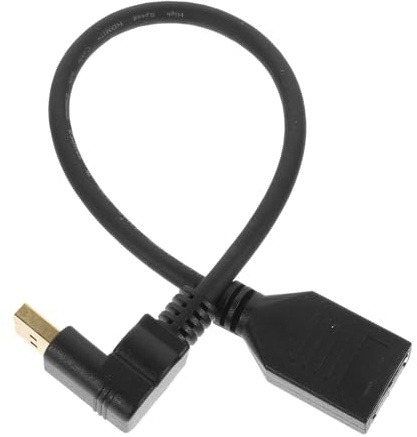 Toyvian Adaptador Displayport Macho Hembra Diseño Para Extensión De Cable Práctica Pc y Monitor