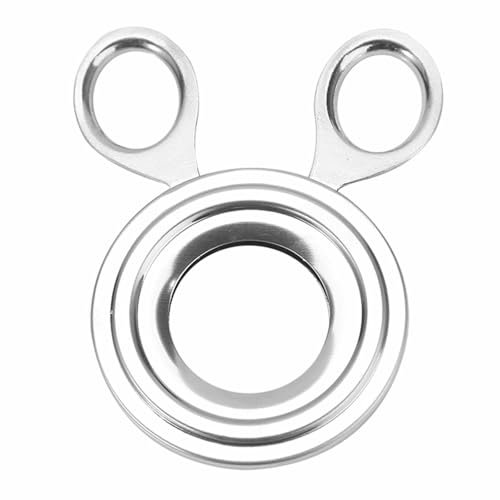 1pcs Silver Stainless Steel Egg Cutter, Shell Remover & Top Cutter for Boiled Eggs, Kitchen Gadget Tool for Any Size, Soft or Hard Boiled, Raw Egg