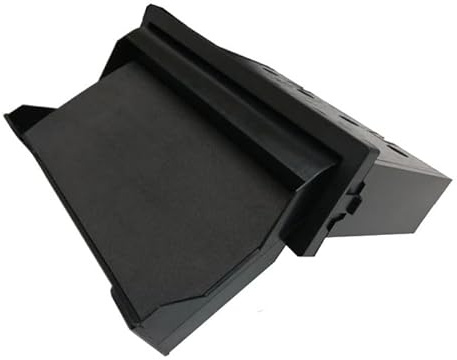Sound Way - Tiroir Réducteur 2 DIN à 1 DIN pour compartiment autoradio Porte Objets de 58 mm basculant avec porte téléphone