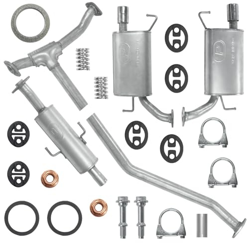 POLMOstrow Auspuff für Mazda 6 2 II GH 2007-2013 | Vorschalldämpfer, Abgasrohr und Endtopf, Motoren: 2.0 - 2.5, Fließheck, Kombi, Limousine