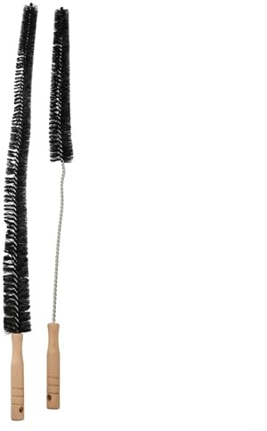 Radiator Cleaner Brush 75cm with Stainless Steel Bristles for Dryer Washing Machine Vent Cleaning, Portable Lint Removal Tool for Home Use