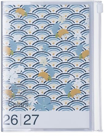 MARK'S 2026/27 Diary A6 Pattern // Wave Green