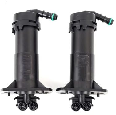voiture lave phare Compatible Avec Pour Q7 2007 2008 2009 2010 2011 2012 2013 Gauche Droite Phare Laveur Pulvérisateur Buse Pompe Cylindre OE：4L0955102 4L0955101 Pulvérisateur Phare Avant(Set)