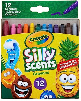 Crayola Silly Scents Twistables Crayons, 12 Count, Coloring Supplies, Gift for Kids