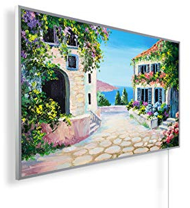 Könighaus Infrarot Bildheizung ✓ Qualität mit TÜV SÜD ✓ 5 Jahre Herstellergarantie ✓ 200+ Bilder ✓ Doppelter Überhitzungsschutz ✓ inkl. Thermostat ✓ 800W ✓ Motiv: Ölgemälde 235