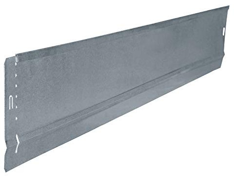 bellissa Rasenkante Basic Stahlblech 2er-Set Metall feuerverzinkt 100x10 cm