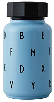 Design Letters Unisex – Vuxna To Go termosflaska BLÅ 7.9x14.7x7.9