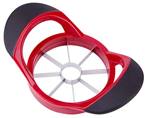 Zeakone Apple Slicer Upgraded Version 8-Blade Extra Large Apple Corer, Stainless Steel Ultra-Sharp Apple Cutter, Wedger, Pitter, Divider for Up to 4 Inches Apples (Update)
