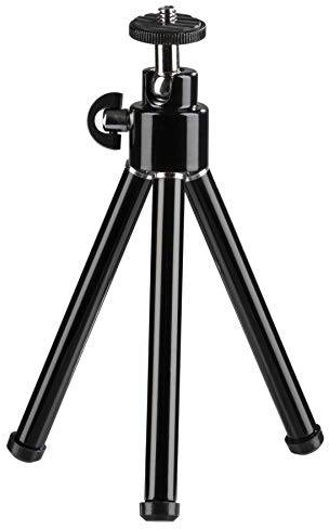 Hama - Mini-Stativ, 14-21 cm, 124 g, 3D-Kopf, 2-teilig, schwarz