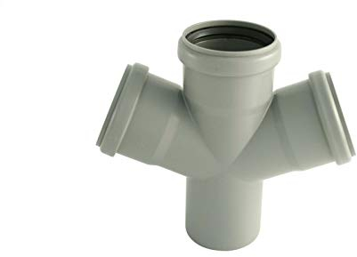 STEMAX-Wassertechnik Marley HT Abflussrohr HTDA-Doppel-Abzweig 67° in verschiedenen Nennweiten, Größe: DN110/110