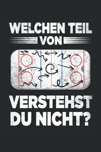 Eishockey Trainer Notizbuch (liniert) Eishockeyspieler Lustiges Coach