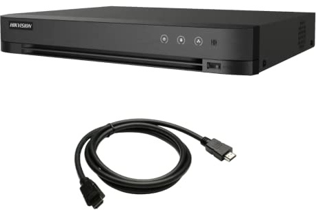 HIKVISION 16 Channel H.265 AcuSense 8 MP 4K DVR [iDS-7216HUHI-M2/S] for CCTV Cameras DVR Black