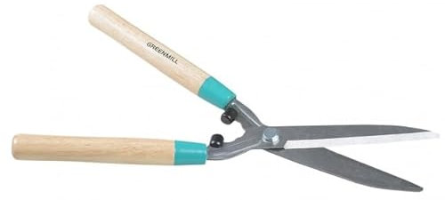 Taille-haie manuel - Sécateur à arbustes - Lame droite - Acier trempé - 20 cm