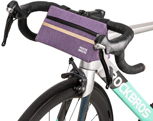 ROCKBROS Fahrrad Lenkertasche Fahrradtasche Lenker, Fahrradkorb für Rennrad Mountainbike E-Bike 6 Farbe ca.1.3L