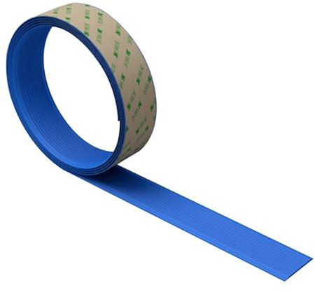 AYHARYLH PVC Treppenkantenprofil,Vinyl-Anti-Rutsch-Treppenkante,Kantenschutz-Formleiste,Kunststoff Treppen-Kantenschutz,für Parkett Und Laminat (Color : Blauw, Size : T4cm*L1m)