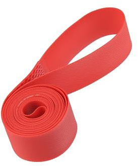 Partuto 20 Bike Wheel Rim Strip Rim Tape Liner Inner Tube Band PVC Red Pair Replacement