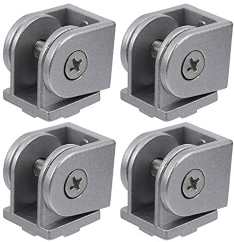 GLEAVI 4stücke Flexible Zinc Alloy Pivot Connector Fittings Für Aluminium-extrusionsprofile Drehbar Für Cnc Maschinen Drucker Und Roboterprojekte