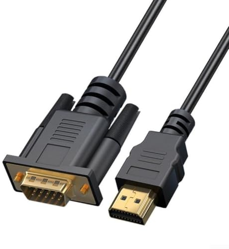 Cavo adattatore video VGA maschio ad alta velocità, supporta 720p 1080i 1080p per personal computer, disponibile in diverse lunghezze (0,5 metri)