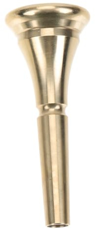 Französisches Horn Mundstück aus Kupferlegierung, Goldfarben, Ersatz | Elegante Klangfarbe, Glatte Oberfläche, Einfache Montage, für Anfänger und Profis, Instrumentenzubehör