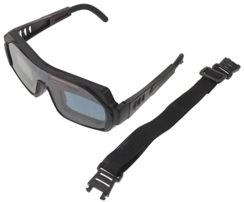 MALUGOGO Schweißerbrille mit automatischer Verdunkelung und ABS-Material für Schweißer, mit Sichtschutz, sichere Brille für Tig-Arbeiten und Fabrikgebrauch