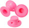 24x Lockenwickler aus Silikon für Sie – Einfaches Styling, Lockenwickler zum Einschlafen – Schönheitshilfe ohne Hitze – Rosa – 12x groß, 12x klein. Einfaches Haarstyling. Von TRIXES