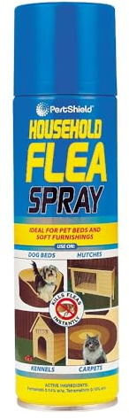 12 PACK - 200ml Flea Spray/Home Animal Cats Dogs Kills Fleas Tick Protection - By PAJEE TM