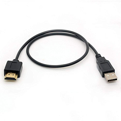 OpenII USB to HDMI Cable - USB 2.0 A Male to HDMI Male Extension Converter Cord 50CM