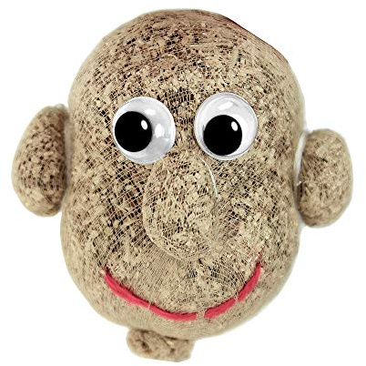Monsterzeug Graskopf Figur, lustige Pflanzen, Witzige Dekoration, besondere Pflanzen, Höhe: 8,5 cm