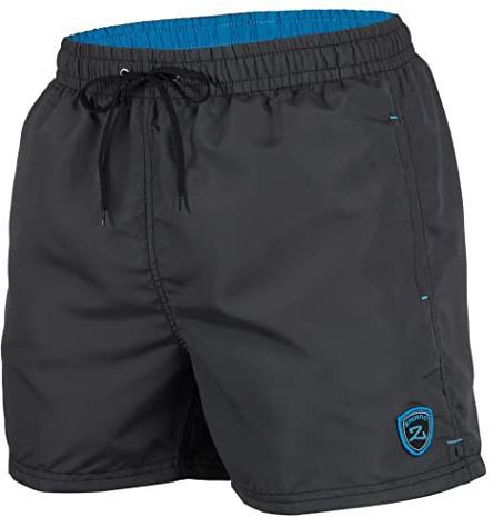 ZAGANO Badeshorts Herren 5106 grau Badehose Männer Polyester kurz XL