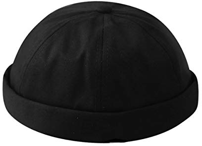 XueXian Sommerhut Street Caps Damen Herren Dockermütze - Schwarz - Einheitsgröße