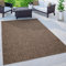 Paco Home Tappeto Per Esterno Balcone Terrazza Tappeto Cucina Monocolore Mélange, Dimensione:120x160 cm, Colore:Taupe