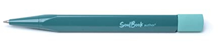 Soulbook Drehkugelschreiber, dreikant – Aluminium-Kugelschreiber wiederauffüllbar – für Rechts- & Linkshänder –– Grün