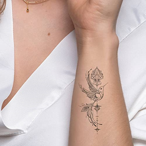 MyJagua Tattoo • Zarter Flug | 1-2 Wochen Tattoo | Auf Pflanzenbasis | Hautverträglich | Wasserfest | Neue Tattoo Technologie | Kein Klebe Tattoo