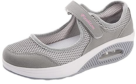 Zapatillas ortopédicas para mujer – Zapatillas ortopédicas con gruesa para mujer, zapatos ortopédicos con aire, cómodas zapatillas entrenamiento, gimnasia y correr
