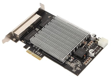 PoE Network Car, 2,5 G Gigabit 4 Port PoE NIC, Image Capture Card I226 PCI E Industrial Grade NIC, 328 Fot Avstånd Gigabit Ethernet-kort för Datorindustrin