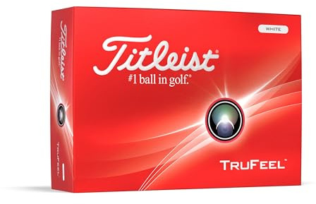 Titleist TruFeel Golfbälle, Weiß, 12 Stück