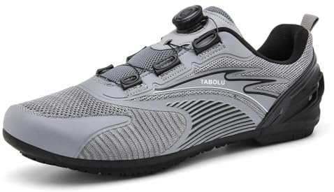 Herren Fahrrad Sneaker Flat Pedal Mountainbike Schuhe ohne Stollen Rennradschuhe