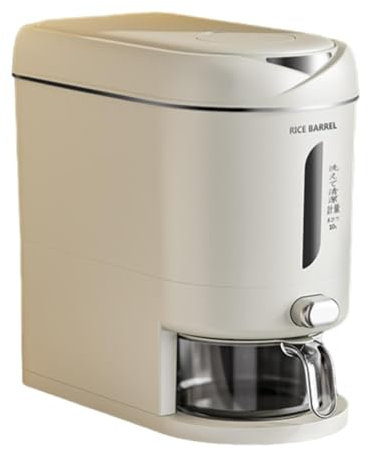yupeuooe Reis Vorratsbehälter, Küche Aufbewahrung Reiskornspender, Reisspender 10L/20L, Großer Müslispender, Versiegelte Rice Dispenser mit Deckel, Getreideeimer für Küche Reis Sojabohnen Müsli