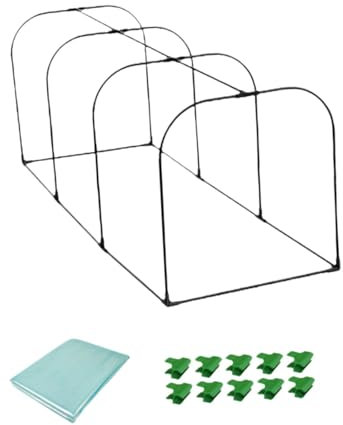 Dualoai Mini-Gewächshaus, Gartengewächshaus, Pflanzen-, kleines Gewächshaus für den Innenbereich, 150cmx55cmx50cm