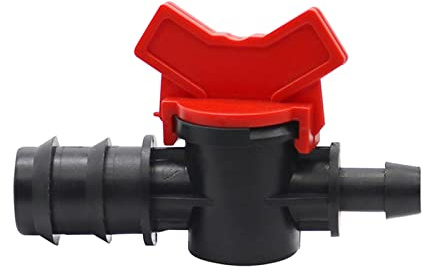 WKWPYCYUH 1 Contrôle de flux Tuyau de flexible Agriculture Irrigation Irrigation Tuyau de dérivation Vanne de dérivation Plastique Tube Tube Tube Commutateur Accessoires de jardin 20 PCS Connecteur d