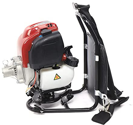CLEADONG 3 in 1 Benzin Motorsense 52cc, 4-Takt Rückentragbare Benzin Motorsense, für Bürste, Cutter, Kettensäge, Leistung Trimmer/Rasentrimmer/Freischneider/Hochentaster Heckenschere