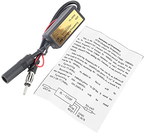 Car FM Band Expander Frequency Converter Antenna Radio Frequency Adapter Reduces FM88 108MHz to 76 90MHz with Easy Installation for Most Japanese Car Radios