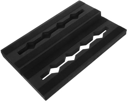 Schwarzes Gitarreneffektpedalboard aus Eva für Performance | Leichtes Pedalboard, Stoßdämpfende Oberfläche, Vielseitige Kompatibilität für Effektpedale