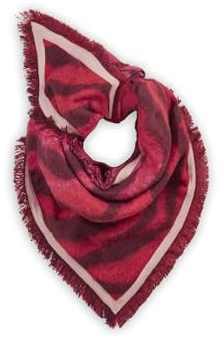 CODELLO Jaquard Triangle mit Tigerfellmuster Farbe pink
