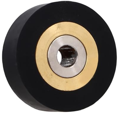 Luocute Andruckrolle, Sinterbronze-Lager-Andruckrolle für Tonbandgeräte, mit ölimprägnierter Konstruktion, 25,9 Mm Außendurchmesser, 9 Mm Dicke, 5,03 Mm Innenloch