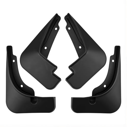 NYFDUAH 4 Pezzi Paraspruzzi per Auto per Ford Transit Connect Courier 2010-2019 2020 2021 2022 2023 2024 2025 Antispruzzo Impermeabile Durevole Facile da Installare per Auto Parafanghi