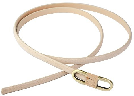 Aodexius Damen Super Schmal Poppig Jeans Kleid Belt Gürtel Mit Bronze Schnalle