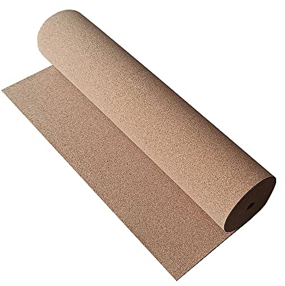 Herby Lámina de corcho por metros, tamaño 1 x 10 m, rollo de corcho de 2 mm, 3 mm, 4 mm, 6 mm, 8 mm, 10 mm